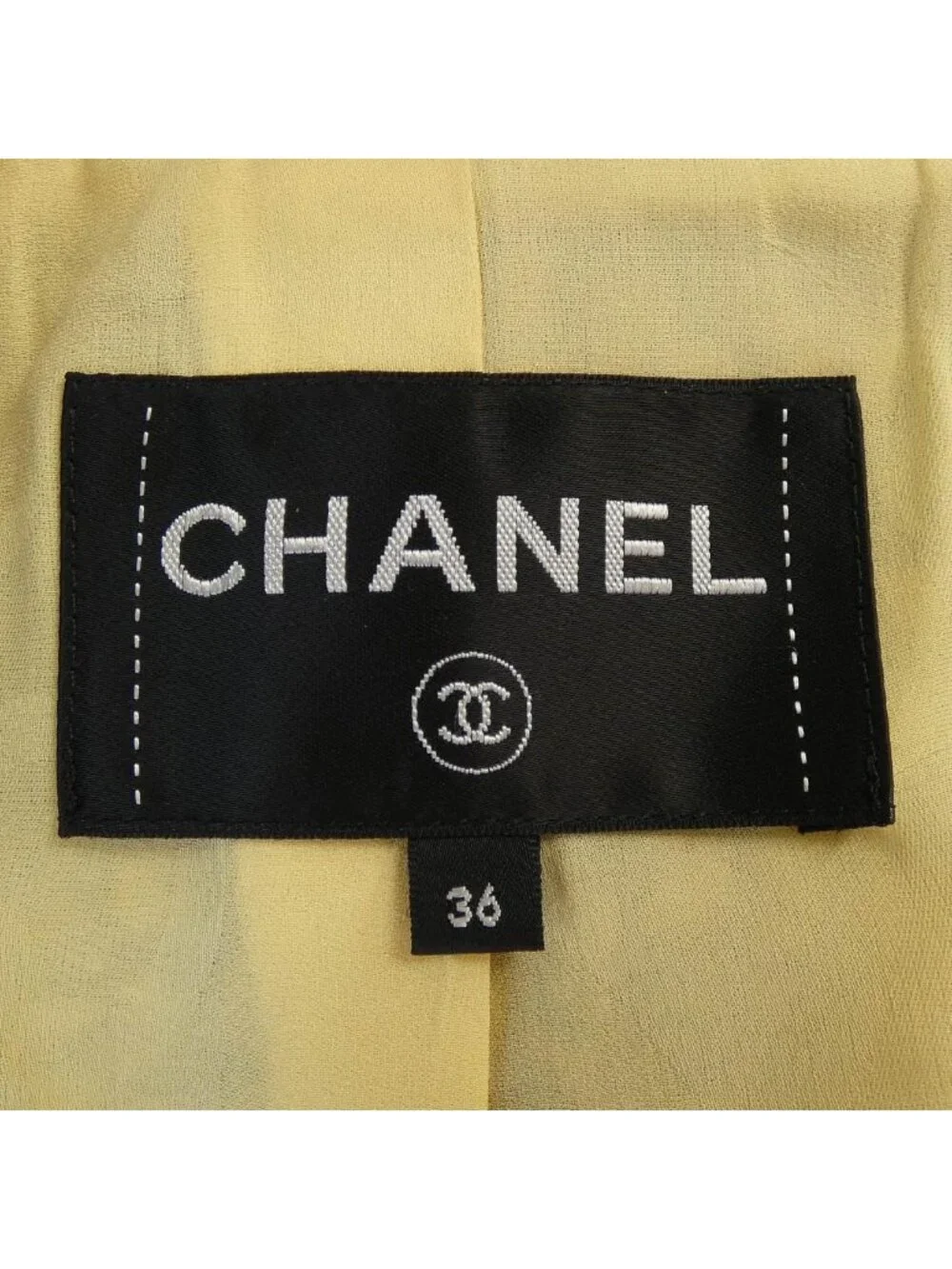 Chanel Jacket Yellow